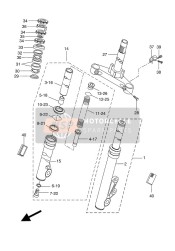 5WWF31034100, Gabelbein (Rechts), Yamaha, 0